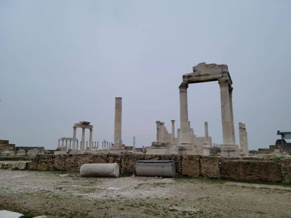Columns at Laodikeia Ancient city