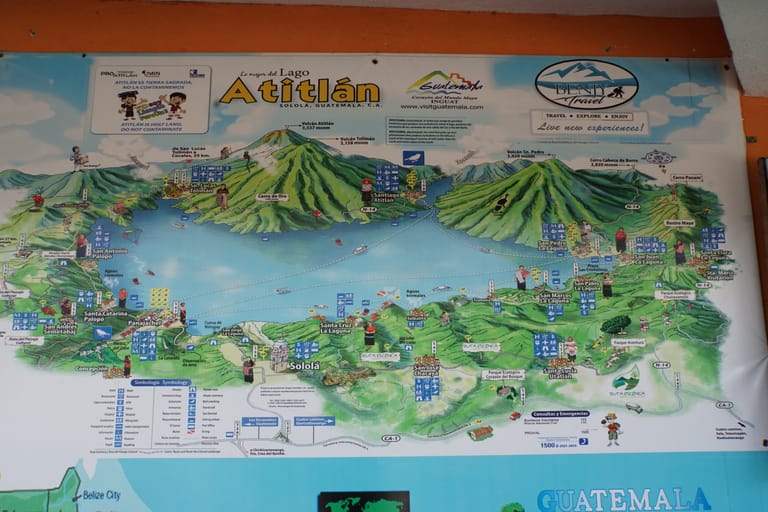 Lake Atitlan Map